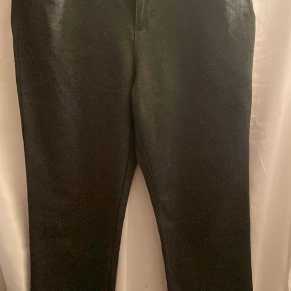 Ladies stretch business casual dark grey pants size 10 brand new with clothes - Picture 3 of 7